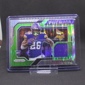 Kene Nwangwu 2021 Panini Prizm Premier #PJ-24 RC Neon Green Pulsar Vikin…